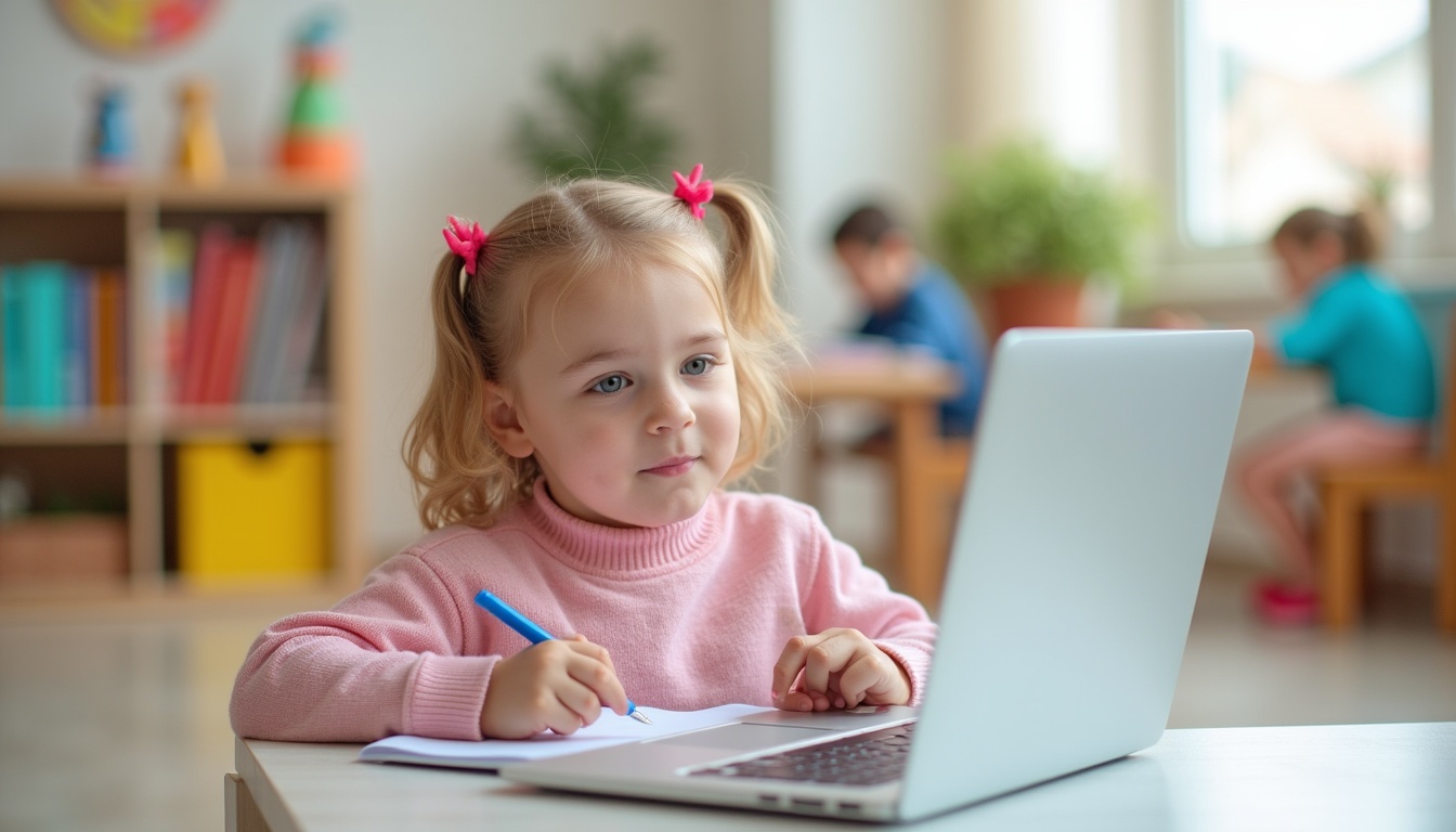 Copii fericiți explorând oferta educațională a grădiniței în 2026