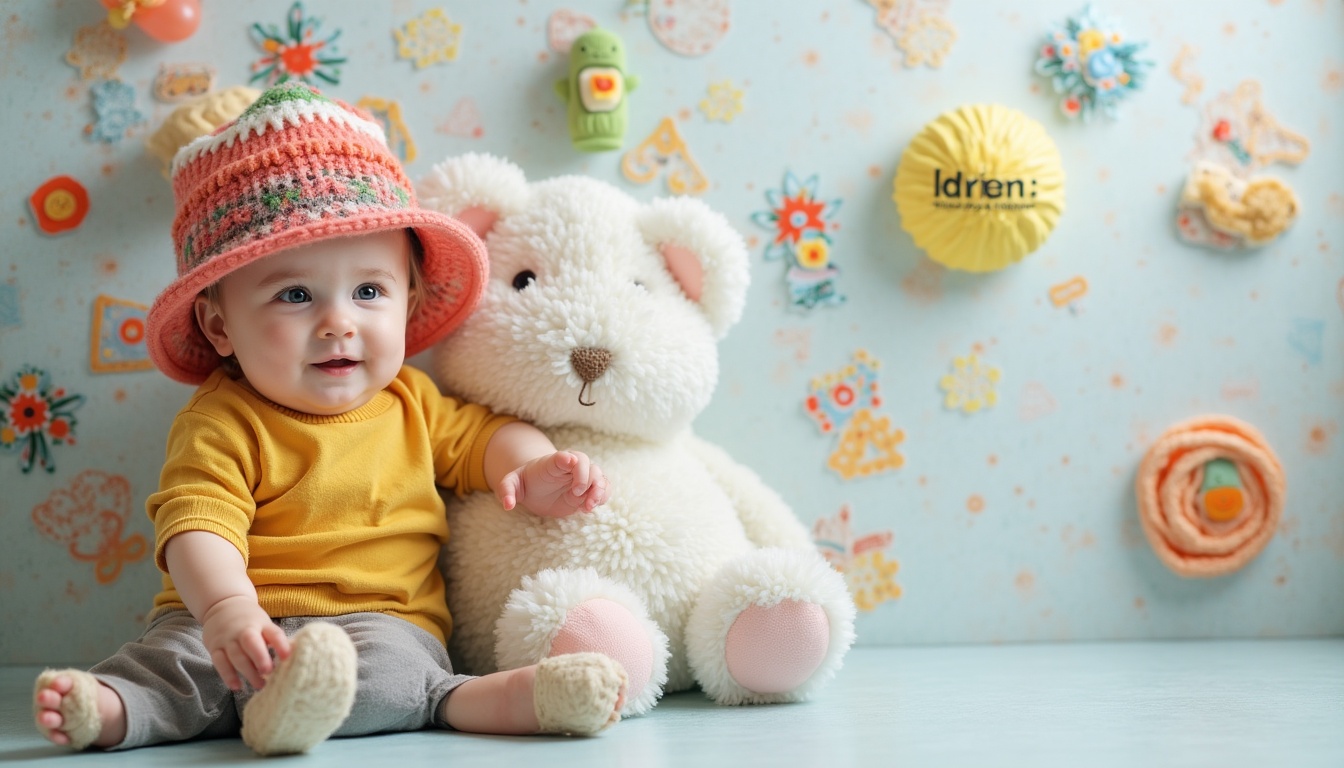 Un copil fericit jucându-se într-o creșă din Ploiești, înconjurat de jucării și personal zâmbitor.